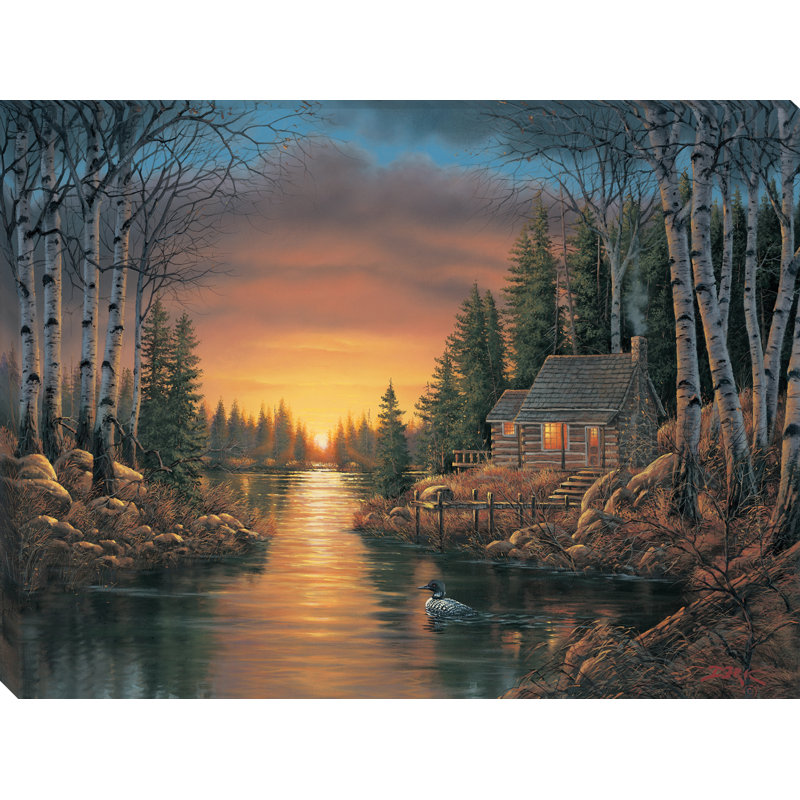 East Urban Home 'Evening Shadow' by Derk Hansen Wrapped Canvas